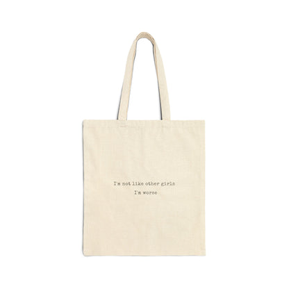 I'm Worse Tote Bag