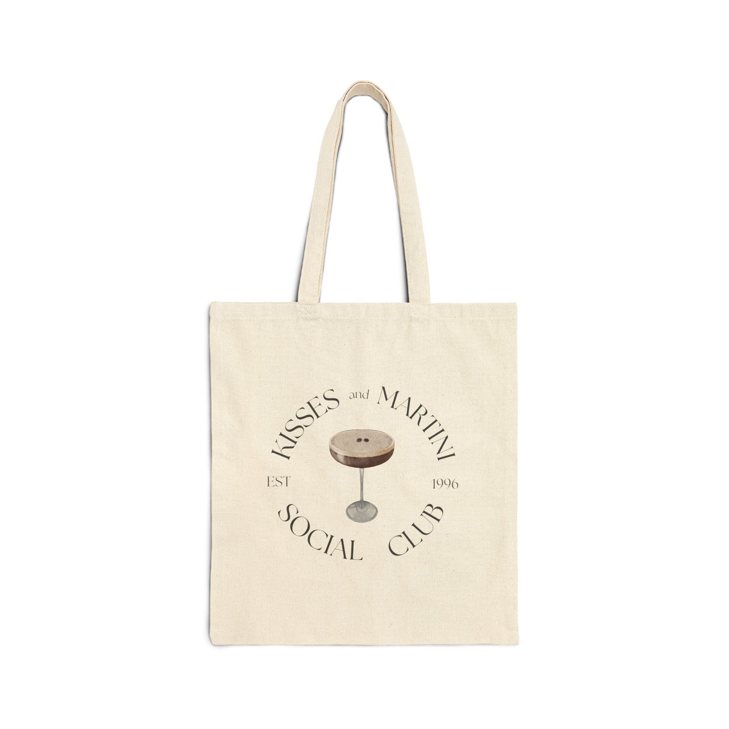 Kisses and Martini Social Club Tote Bag