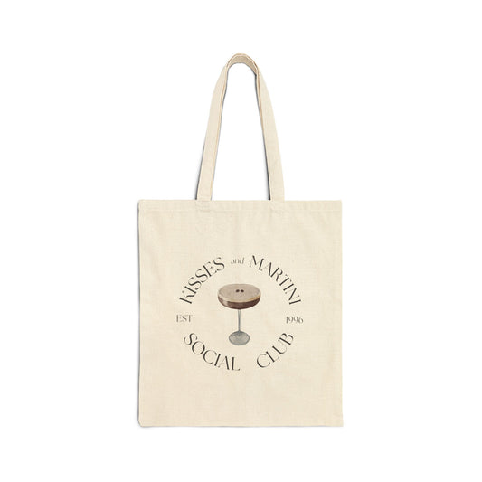 Kisses and Martini Social Club Tote Bag