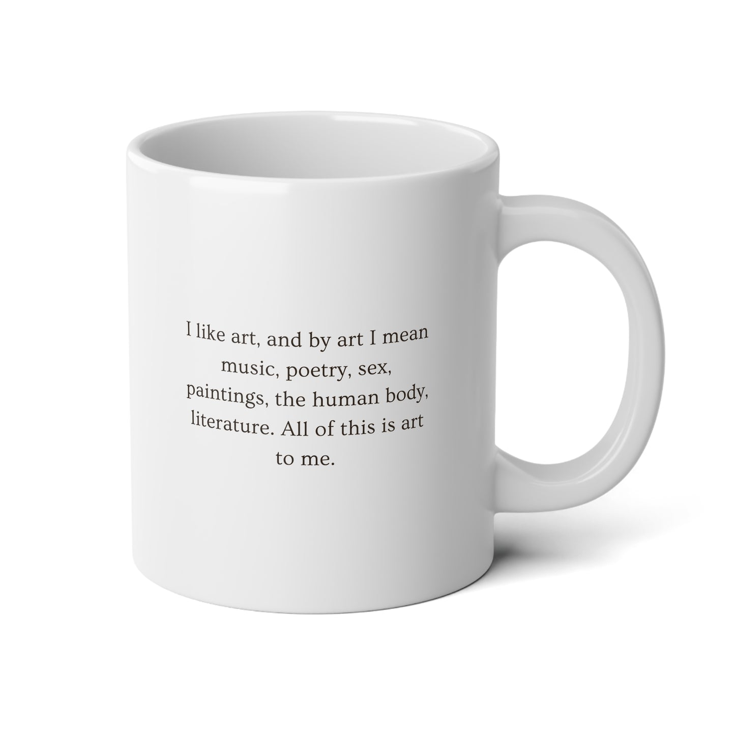 I Like Art Jumbo Mug, 20oz