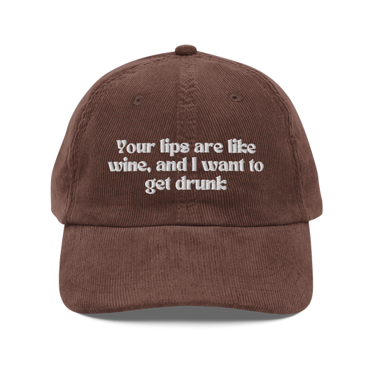 Vintage corduroy cap